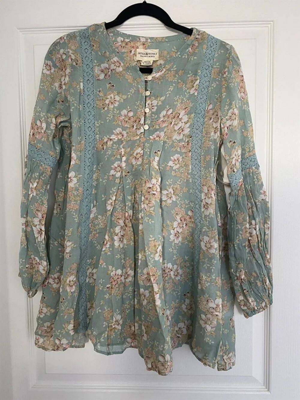 Denim & Supply Ralph Lauren Floral Boho Blouse - Picture 1 of 4